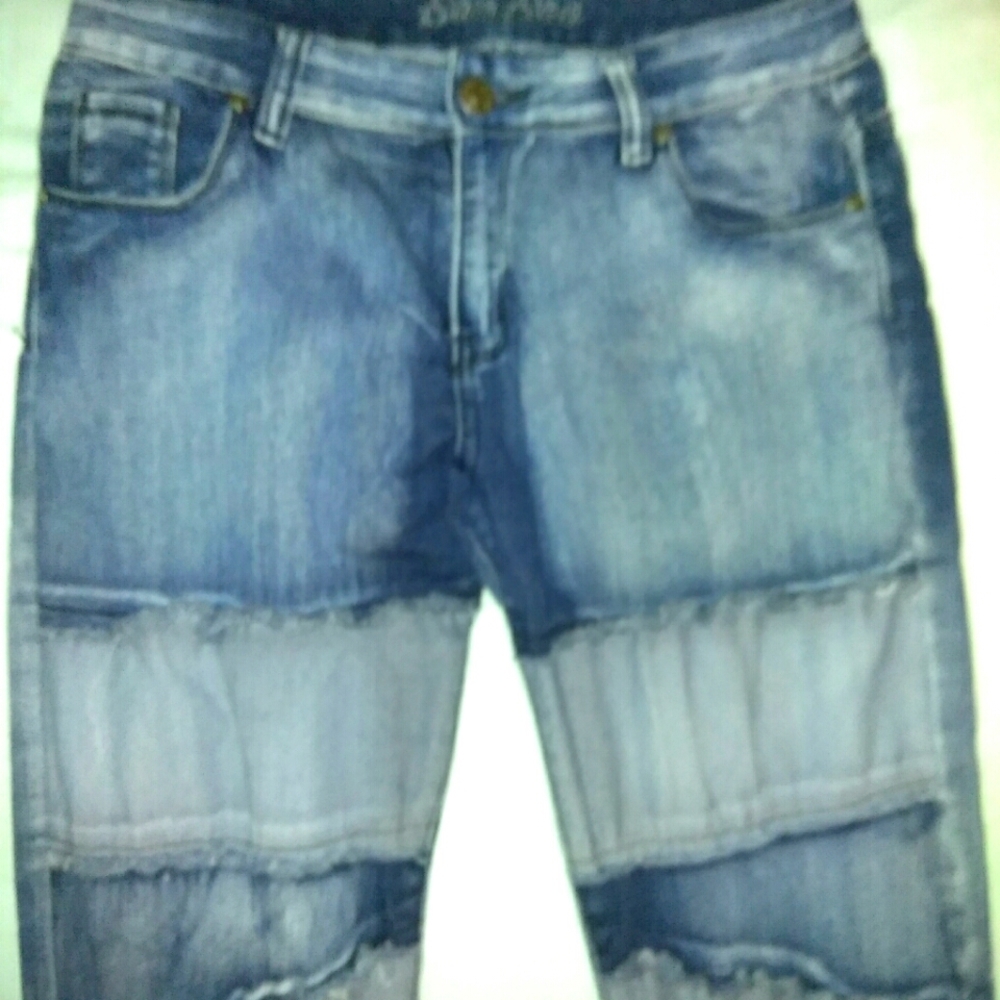 Bam Boo Ladies Patchwork Jeans